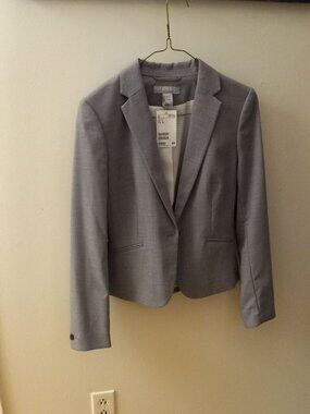 WOMEN'S BLAZER from H&M Size 4 Grey